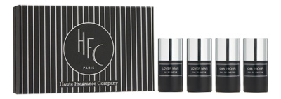 Haute Fragrance Company Gift Set Набор унисекс 30 ml Black Set (lover man 2*15 мл + or noir 2*15 мл)