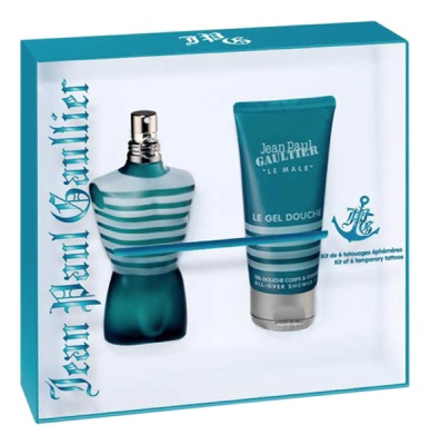 Jean Paul Gaultier  Le Male Набор для мужчин 125 ml (т/вода 125мл + гель д/душа 75мл)