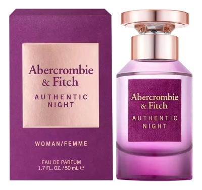 Abercrombie & Fitch  Authentic Night Femme Парфюмерная вода для женщин 50 ml