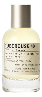 Le Labo  Tubereuse 40 New York Парфюмерная вода унисекс 50 ml тестер