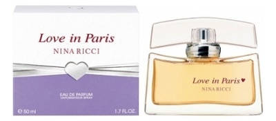 NINA RICCI  Love In Paris Парфюмерная вода для женщин 50 ml