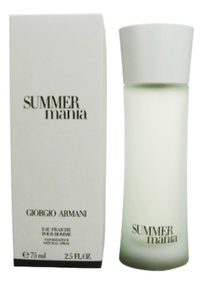Giorgio Armani Mania Summer Homme Туалетная вода для мужчин 75 ml