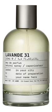 Le Labo Lavande 31 Парфюмерная вода унисекс 50 ml тестер