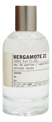 Le Labo  Bergamote 22 Парфюмерная вода для женщин 100 ml тестер