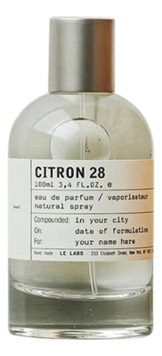 Le Labo Citron 28 Парфюмерная вода унисекс 100 ml тестер